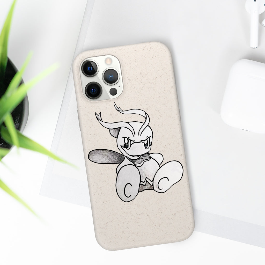 Fairyu Biodegradable Case made from plant-based materials, featuring a slim design and precise cutouts for connectivity.