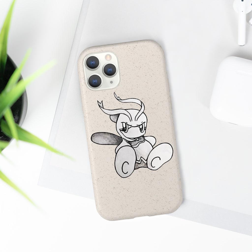 Fairyu Biodegradable Case made from plant-based materials, featuring a slim design and precise cutouts for connectivity.