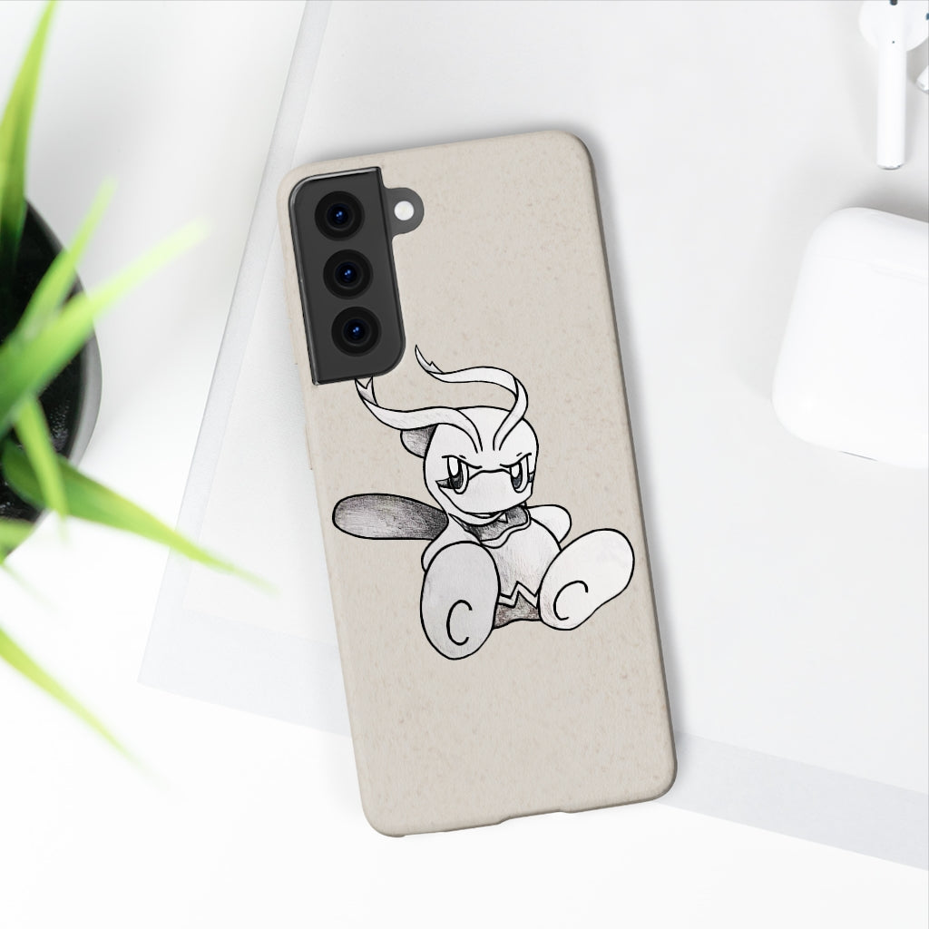 Fairyu Biodegradable Case made from plant-based materials, featuring a slim design and precise cutouts for connectivity.