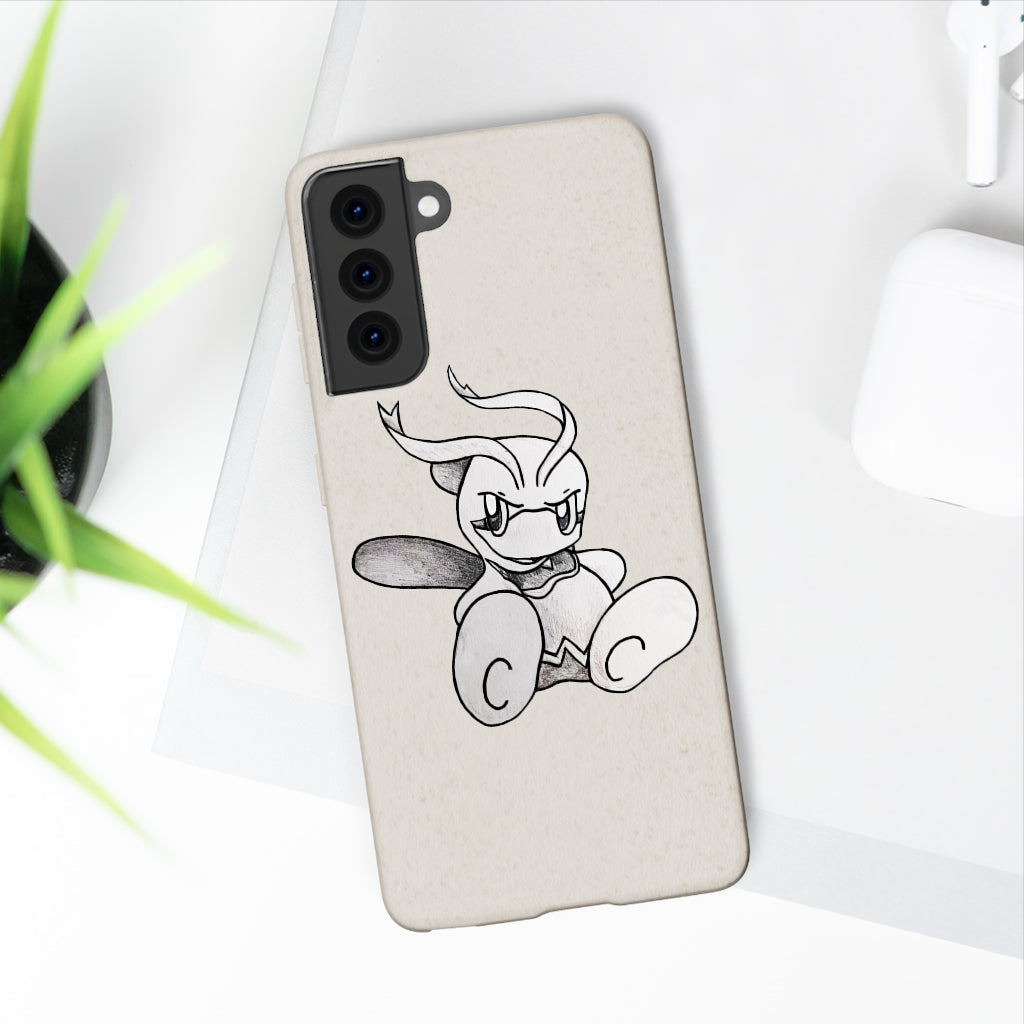 Fairyu Biodegradable Case made from plant-based materials, featuring a slim design and precise cutouts for connectivity.