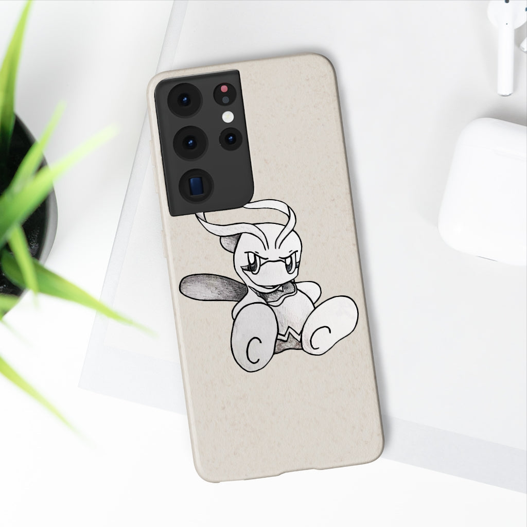 Fairyu Biodegradable Case made from plant-based materials, featuring a slim design and precise cutouts for connectivity.