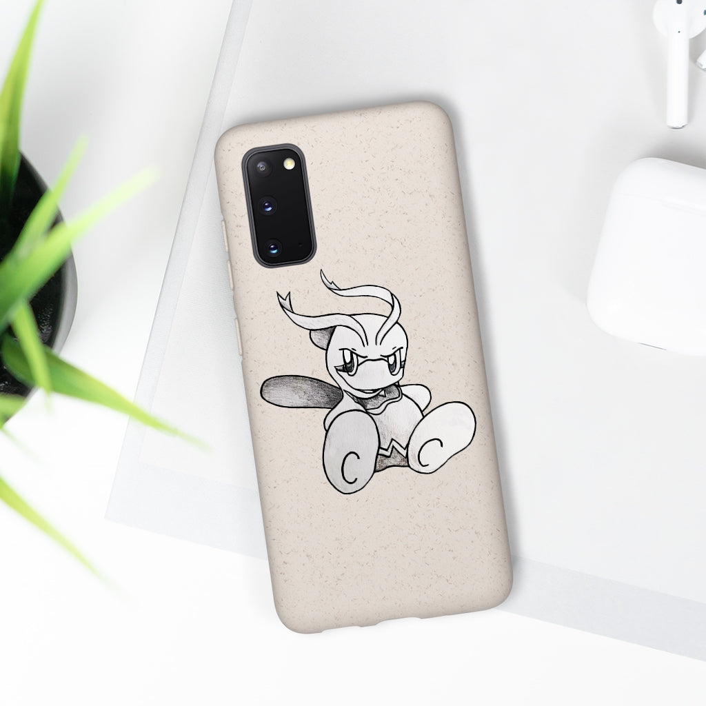 Fairyu Biodegradable Case made from plant-based materials, featuring a slim design and precise cutouts for connectivity.