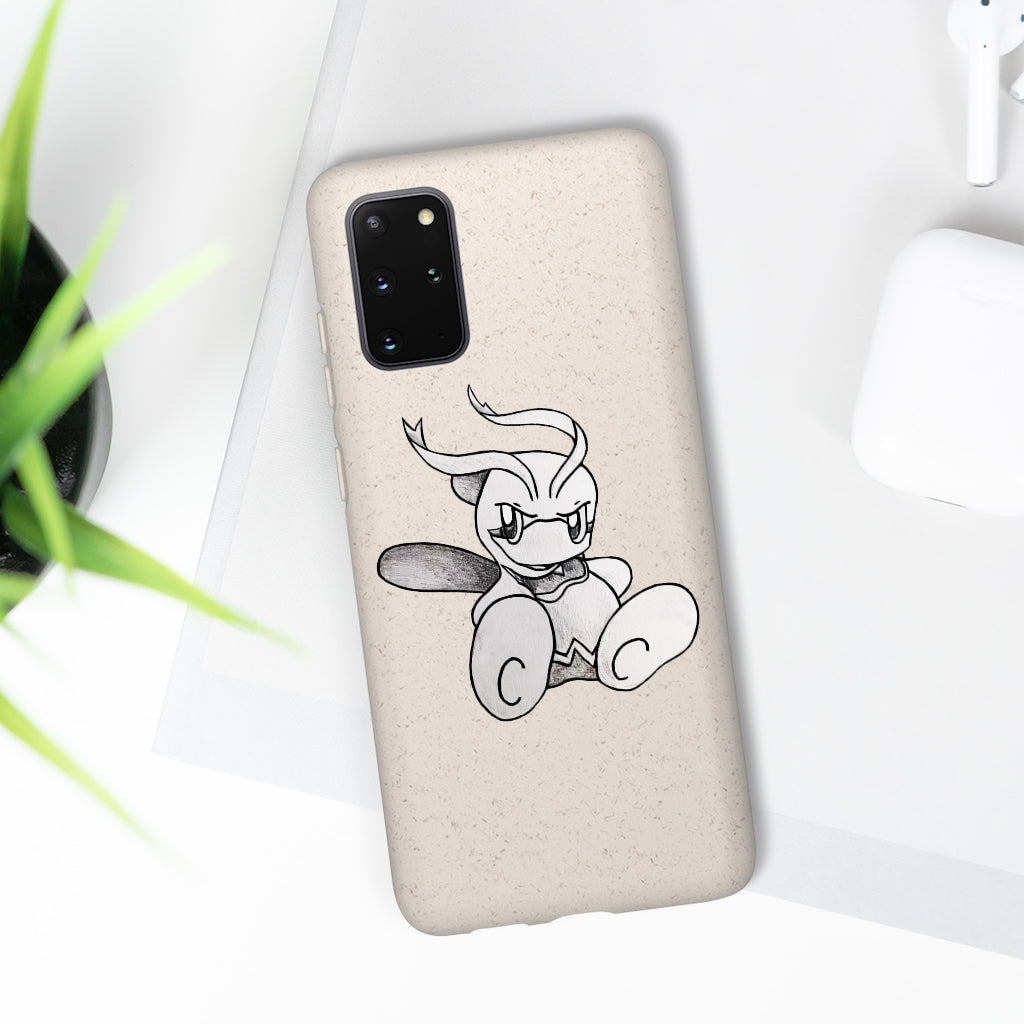 Fairyu Biodegradable Case made from plant-based materials, featuring a slim design and precise cutouts for connectivity.