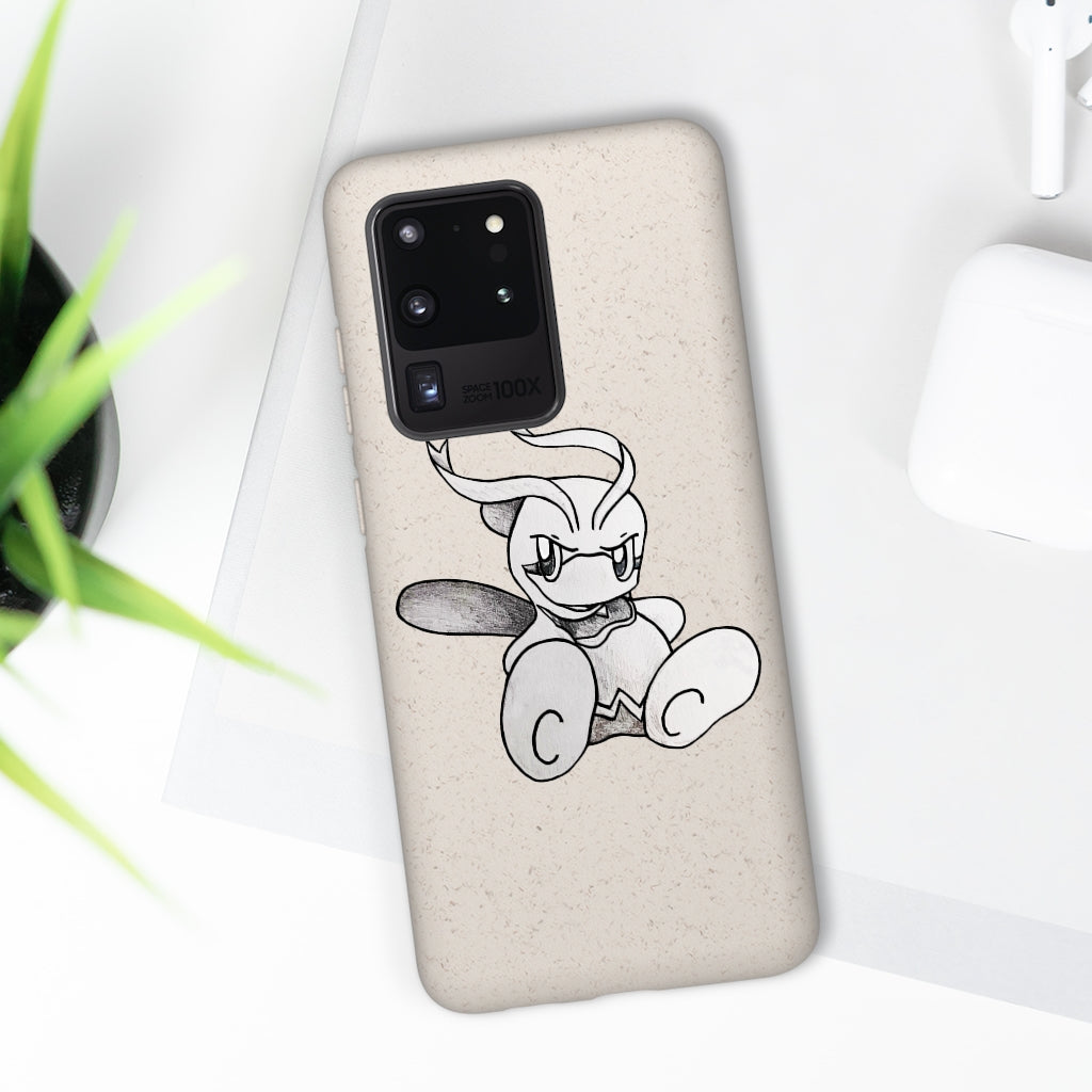 Fairyu Biodegradable Case made from plant-based materials, featuring a slim design and precise cutouts for connectivity.