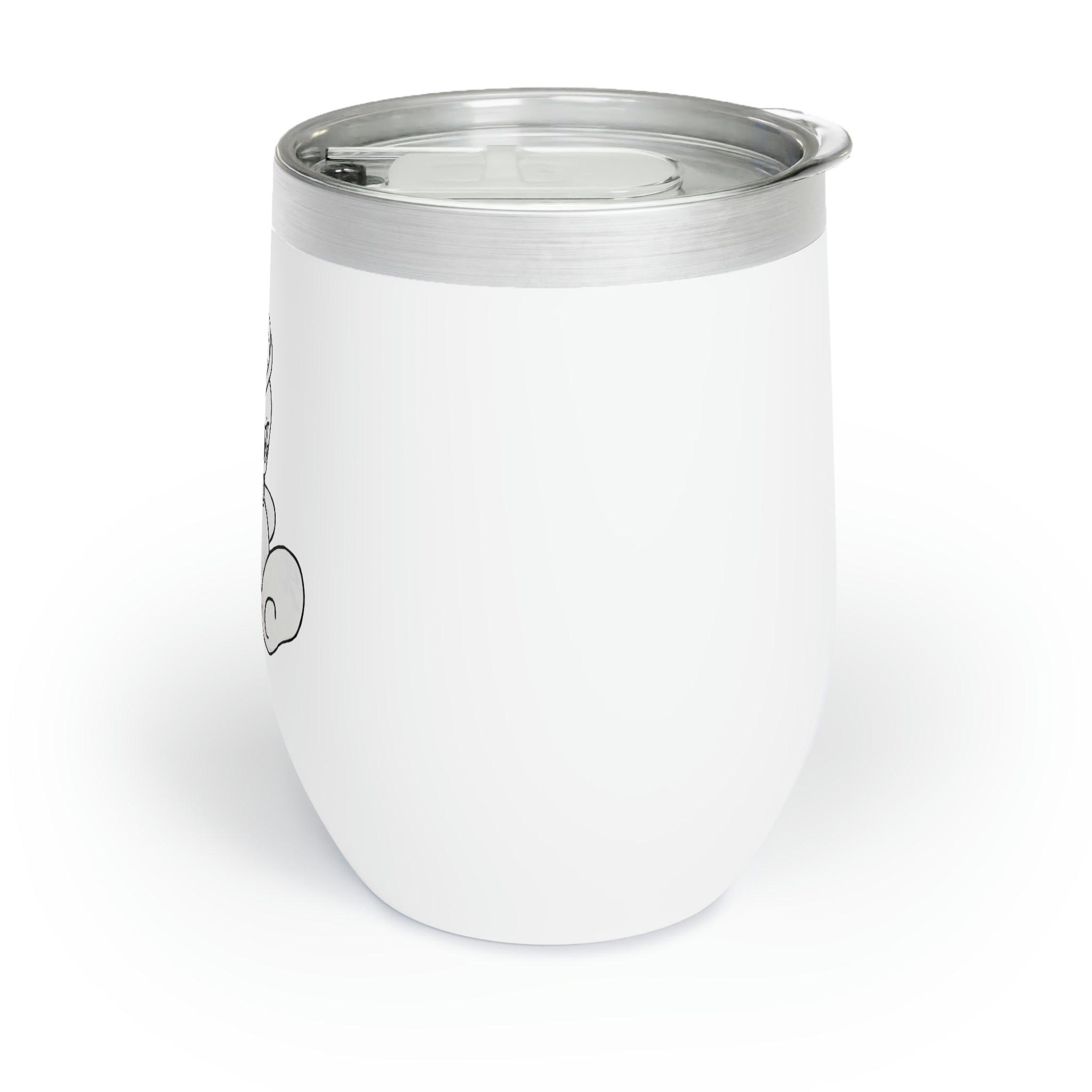 Fairyu Chill Wine Tumbler in stainless steel with customizable design, perfect for wine and other beverages.