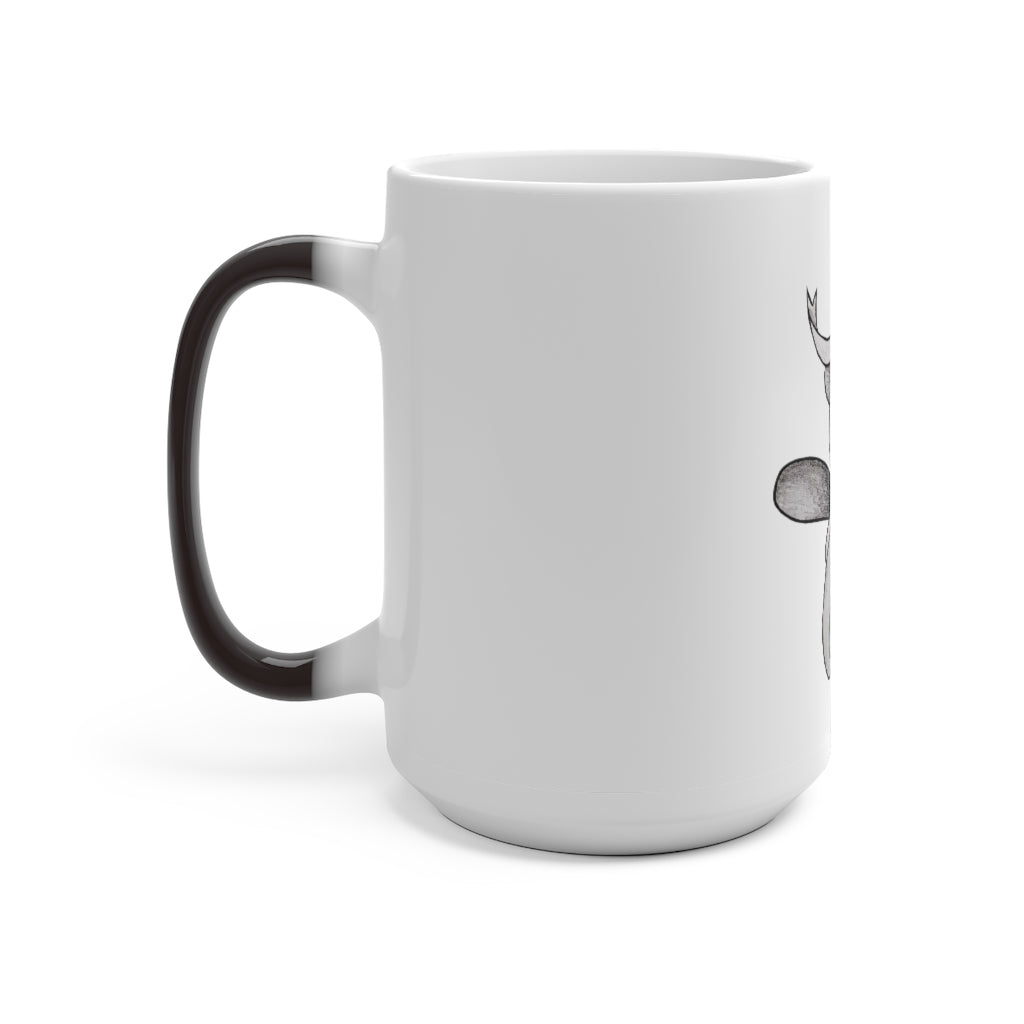 Fairyu Color Changing Mug showcasing its unique color-changing feature with a stylish C-handle.