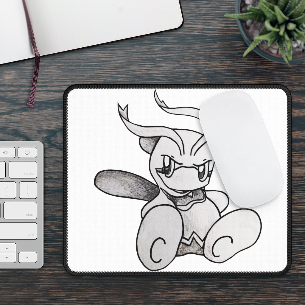 Fairyu Gaming Mouse Pad featuring vibrant personalized designs and stitched edges for durability.