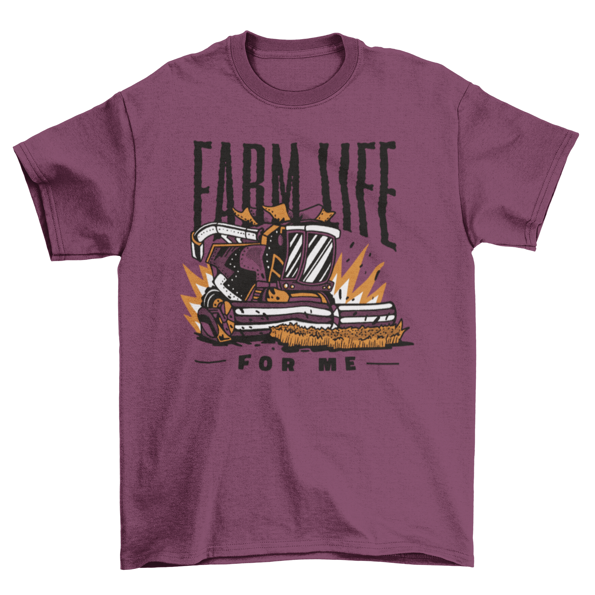 A stylish t-shirt featuring a vintage farm truck graphic and the quote 'Farm Life', perfect for country enthusiasts.