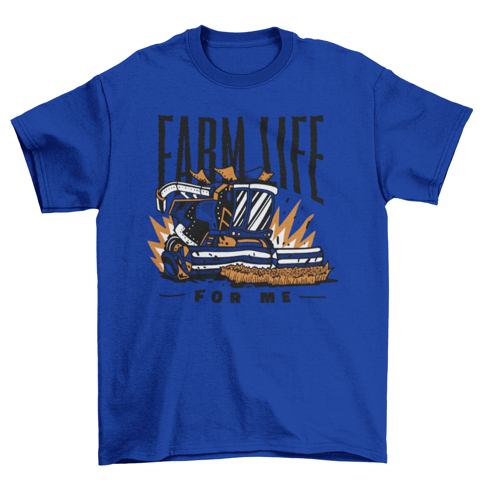 A stylish t-shirt featuring a vintage farm truck graphic and the quote 'Farm Life', perfect for country enthusiasts.