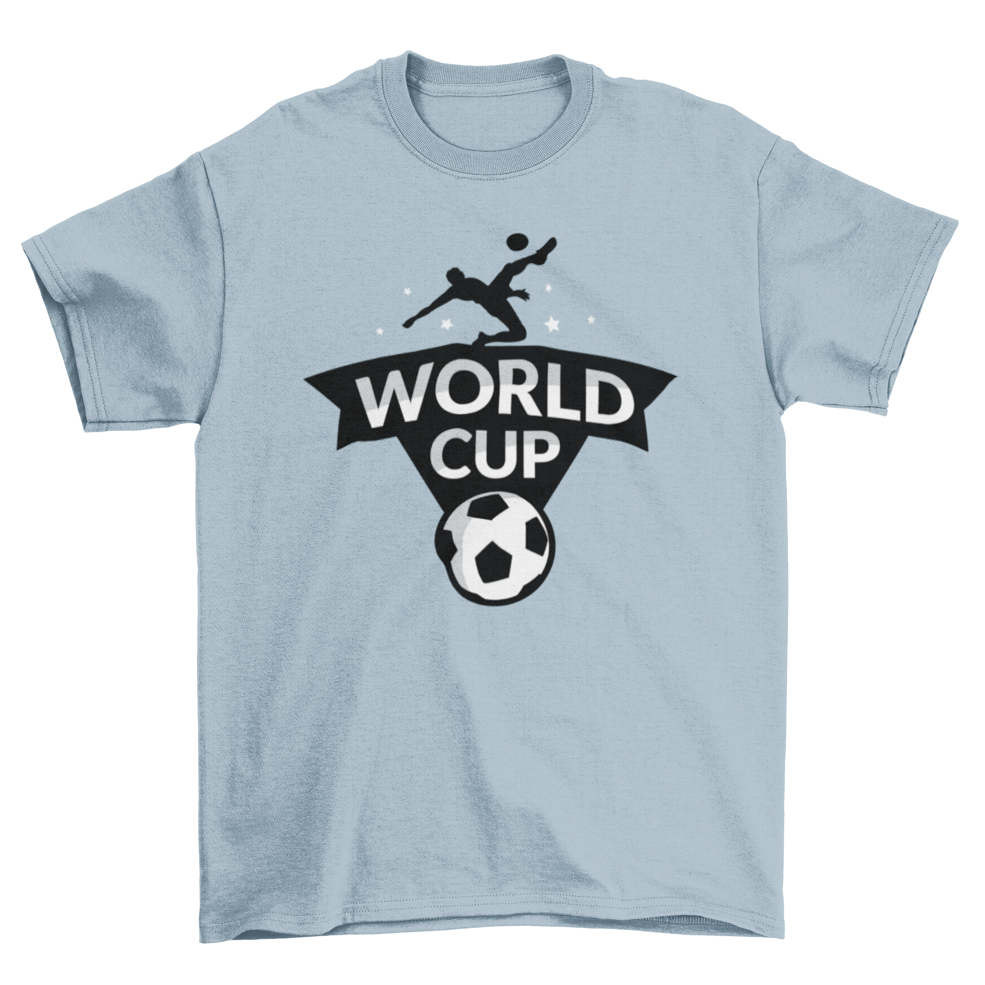 Fashion Football t-shirt featuring a vibrant World Cup design for the 2018 tournament in Russia.