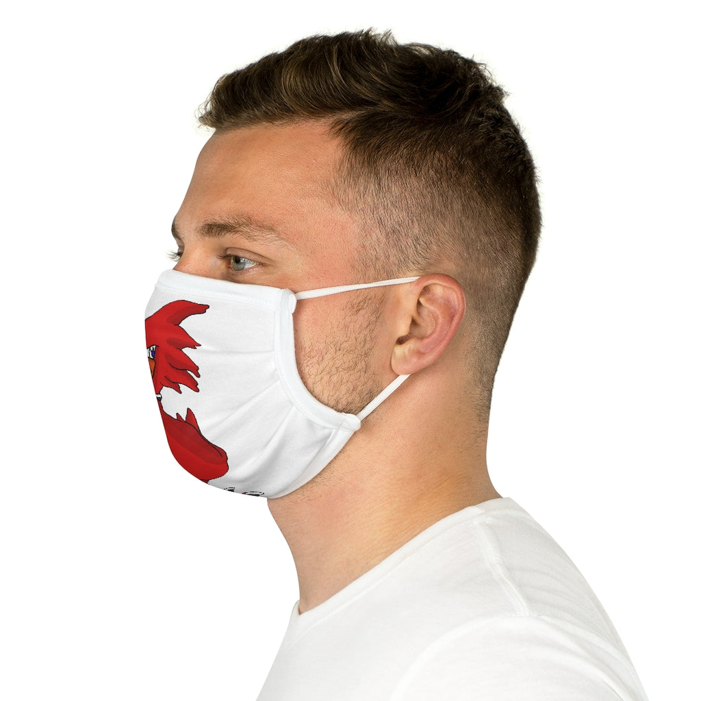 Faulkner Cotton Face Mask featuring unique motifs and photography, made from 100% cotton with adjustable earloops and nose wire.