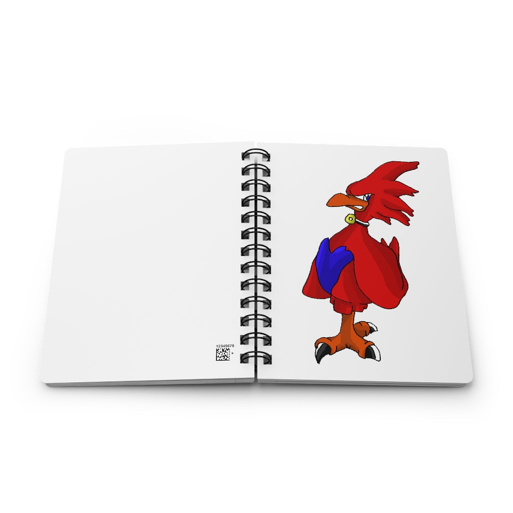 Faulkner Spiral Bound Journal with glossy laminated cover, showcasing a stylish design and lined pages.