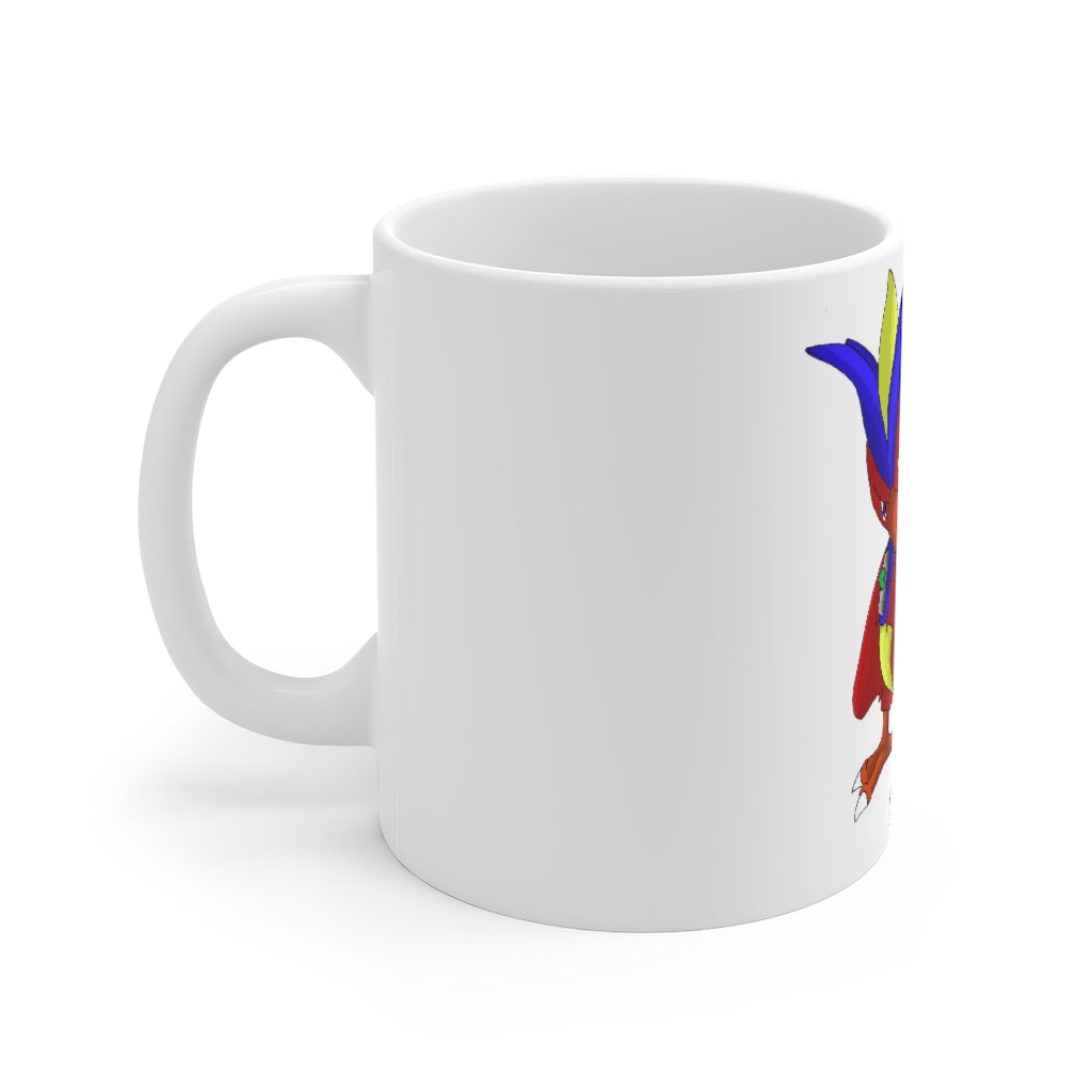 Faulkoneir Mug - Small 11oz with scratch-resistant finish and easy-grip handle, perfect for coffee or tea.