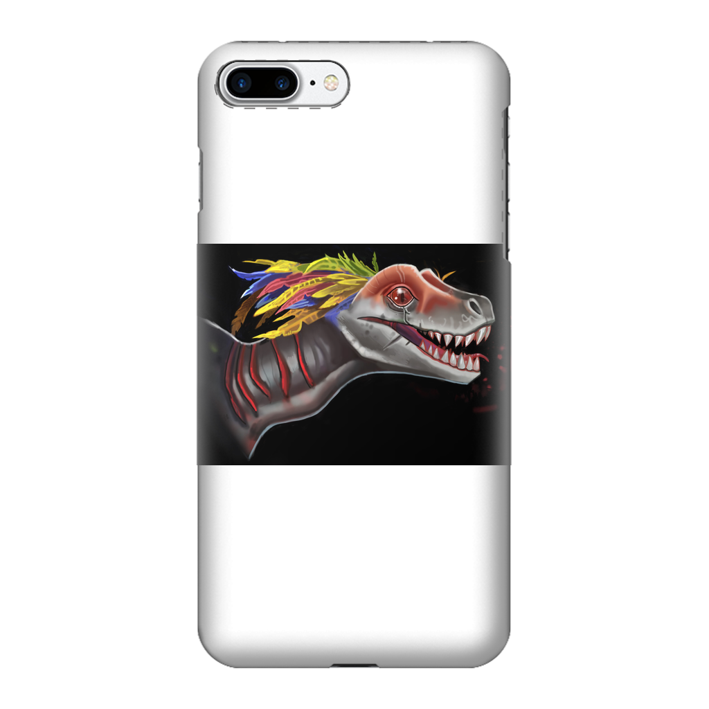 Feathered Raptor Fully Printed Tough Phone Case showcasing vibrant design and dual-layer protection.