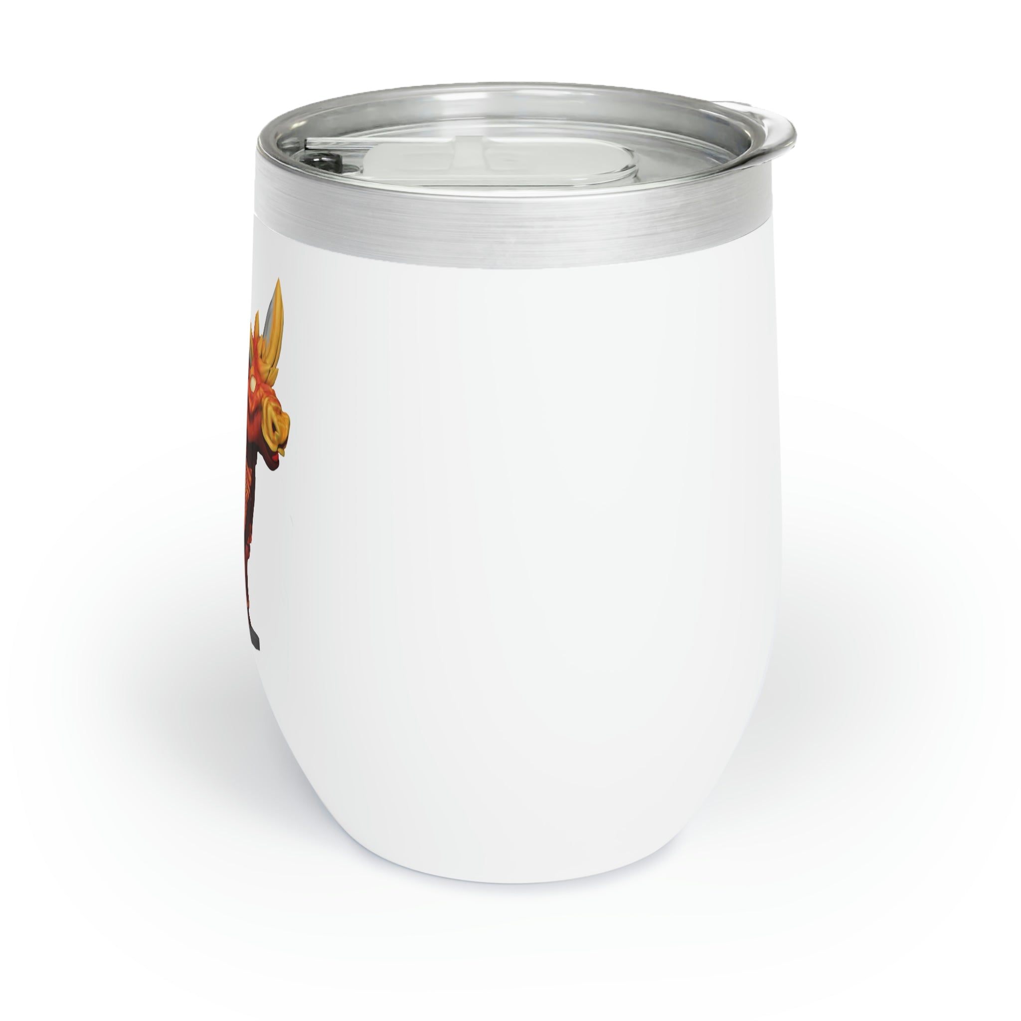 Fire Bull Chill Wine Tumbler in stainless steel with a sleek design, perfect for keeping drinks at the ideal temperature.