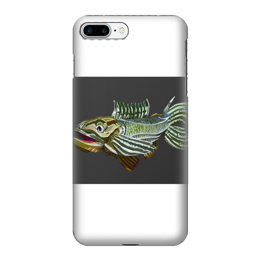 Fish Fully Printed Tough Phone Case showcasing vibrant fish design with dual-layer protection.