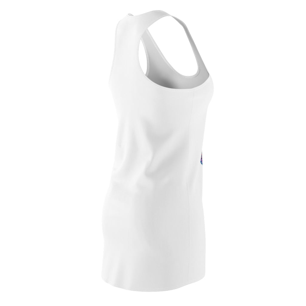 Fish Women's Cut & Sew Racerback Dress featuring a stylish design and comfortable fit, perfect for casual outings and active wear.