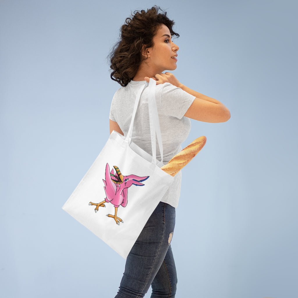 Flarem Tote Bag made of 100% cotton with long handles and cross stitching, available in multiple colors.