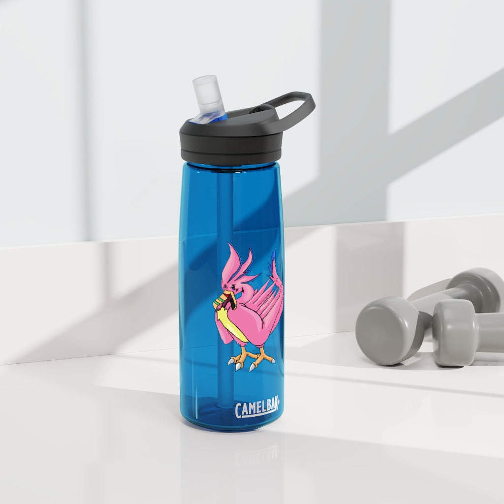 Flaremyu CamelBak Eddy® Water Bottle in 20oz and 25oz sizes, showcasing its robust design and personalized options.