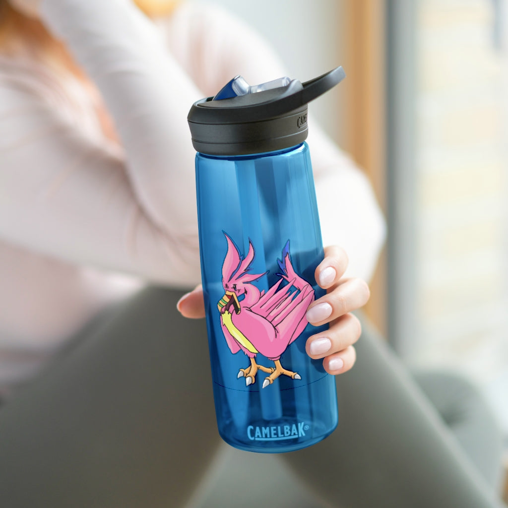 Flaremyu CamelBak Eddy® Water Bottle in 20oz and 25oz sizes, showcasing its robust design and personalized options.