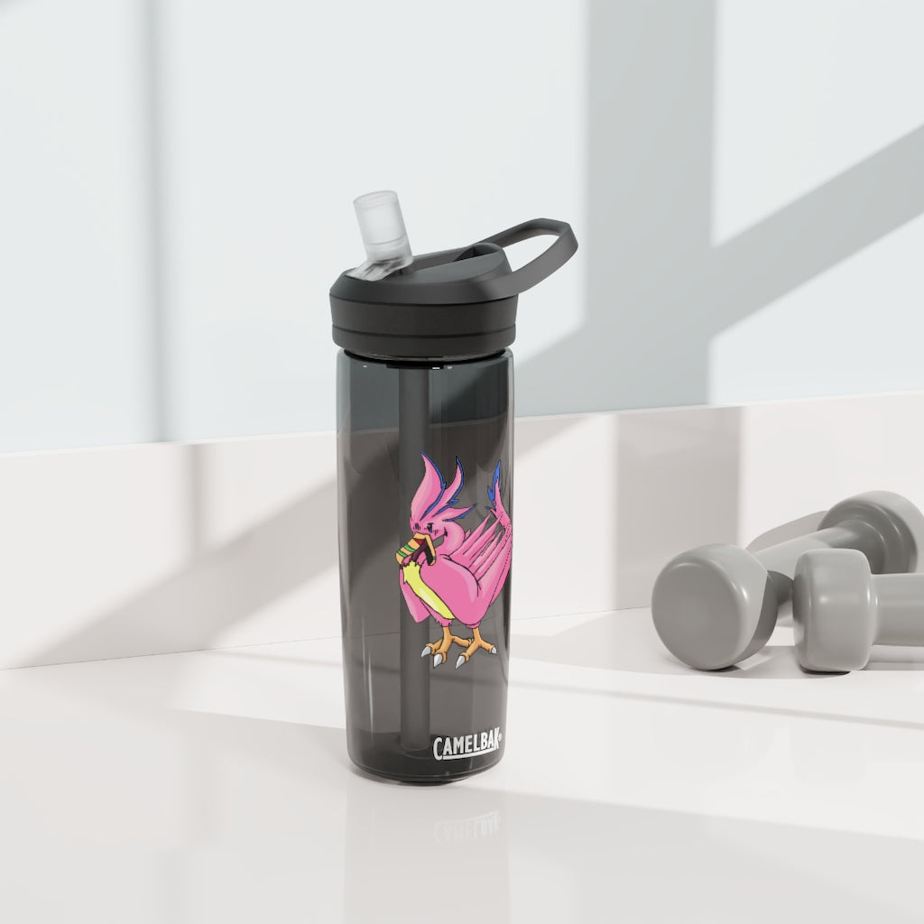 Flaremyu CamelBak Eddy® Water Bottle in 20oz and 25oz sizes, showcasing its robust design and personalized options.