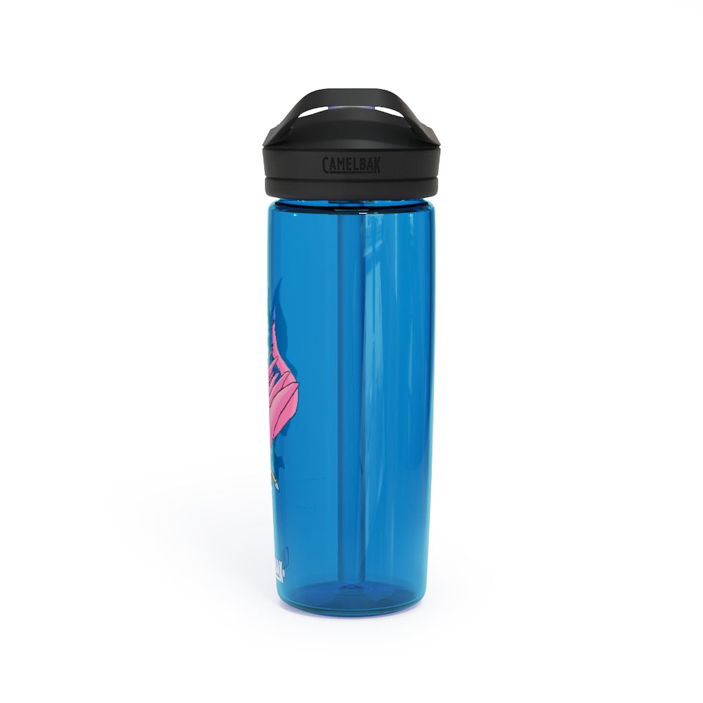 Flaremyu CamelBak Eddy® Water Bottle in 20oz and 25oz sizes, showcasing its robust design and personalized options.