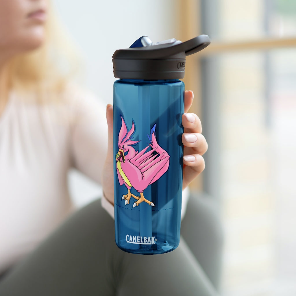 Flaremyu CamelBak Eddy® Water Bottle in 20oz and 25oz sizes, showcasing its robust design and personalized options.