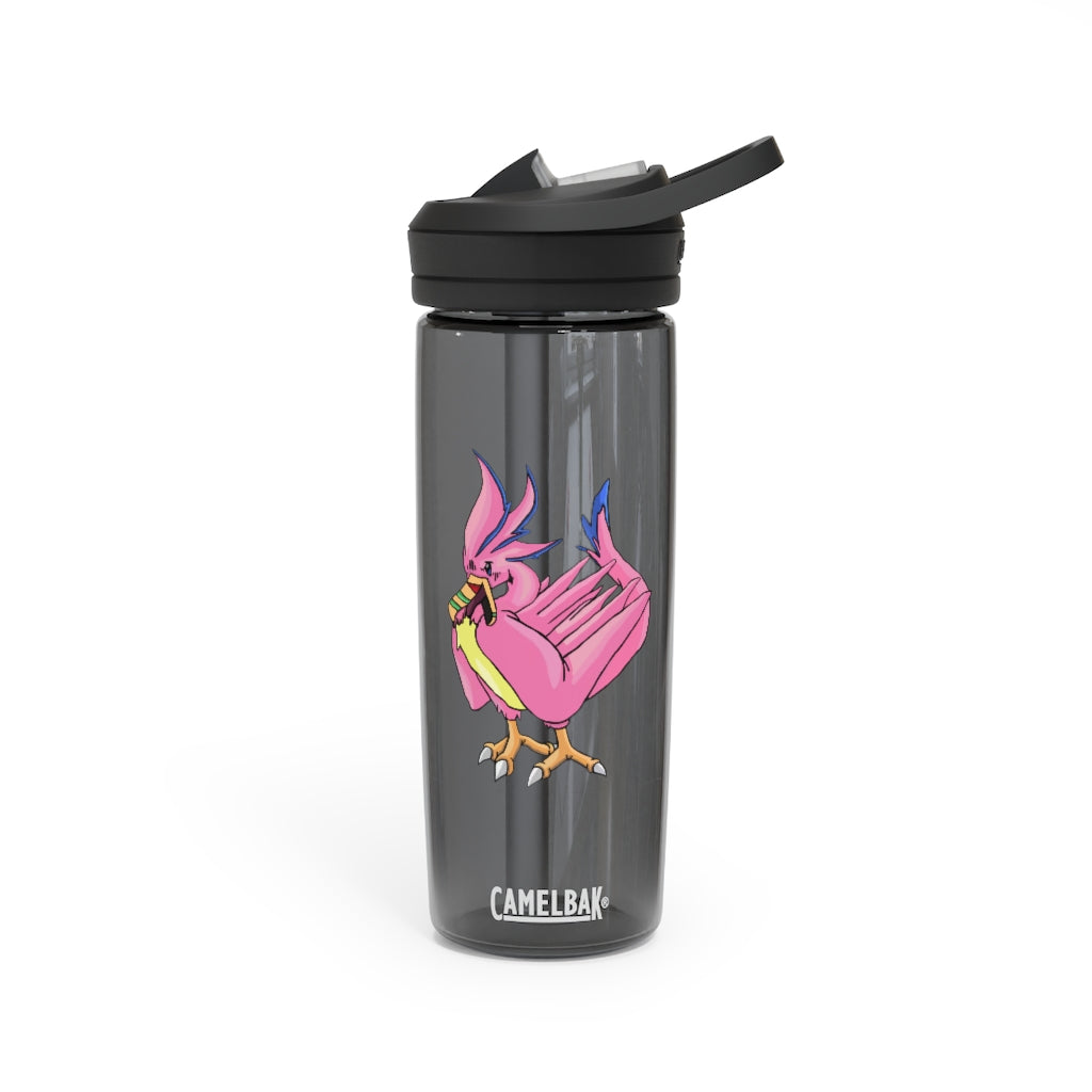 Flaremyu CamelBak Eddy® Water Bottle in 20oz and 25oz sizes, showcasing its robust design and personalized options.