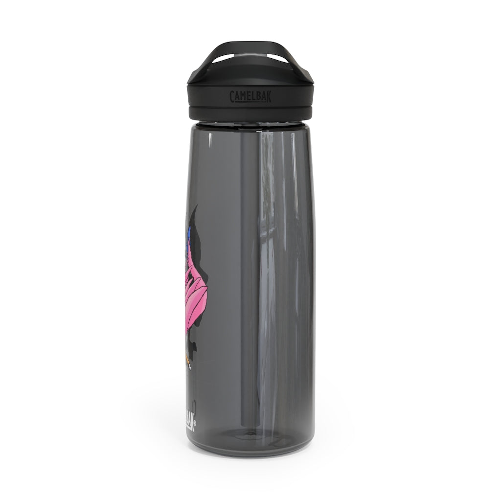 Flaremyu CamelBak Eddy® Water Bottle in 20oz and 25oz sizes, showcasing its robust design and personalized options.