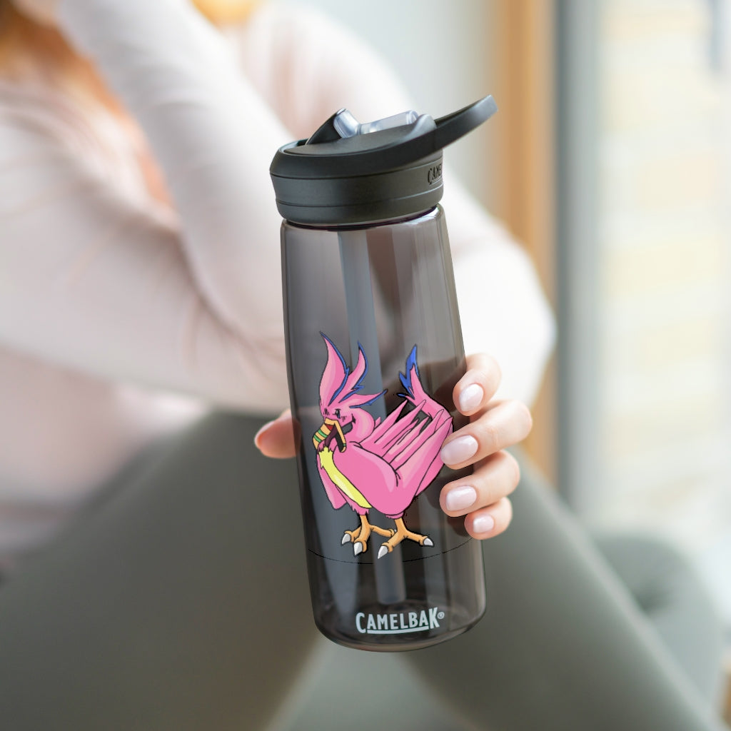 Flaremyu CamelBak Eddy® Water Bottle in 20oz and 25oz sizes, showcasing its robust design and personalized options.