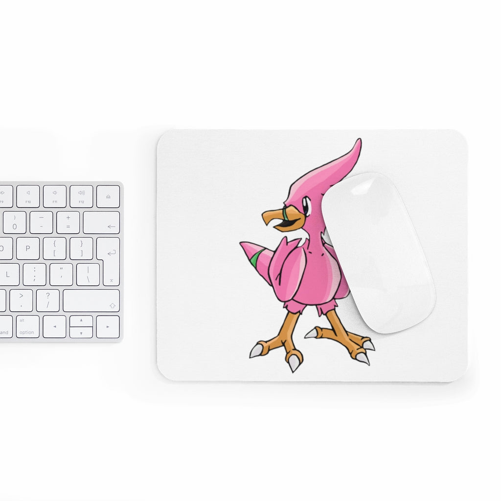 Flaryu Mouse Pad featuring a vibrant full print design on a smooth Neoprene surface, ideal for enhancing desk aesthetics.