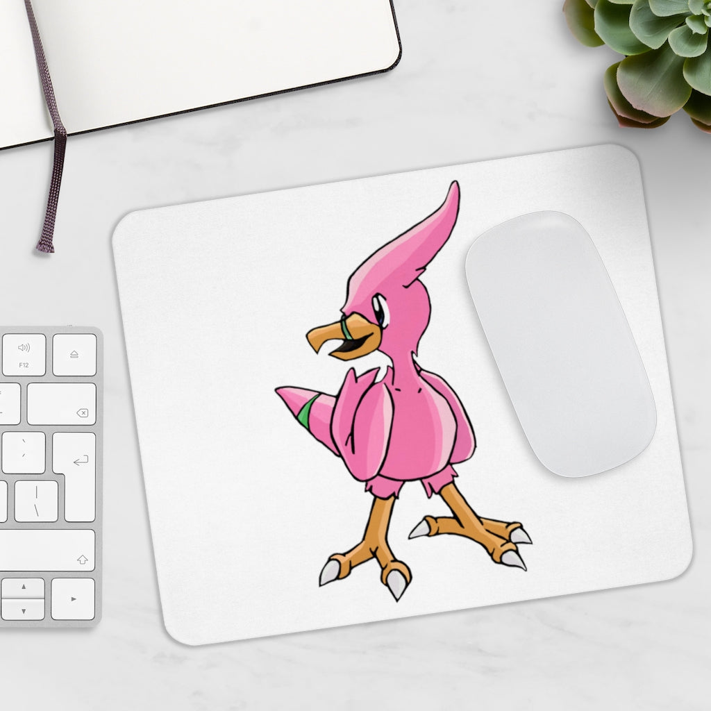 Flaryu Mouse Pad featuring a vibrant full print design on a smooth Neoprene surface, ideal for enhancing desk aesthetics.