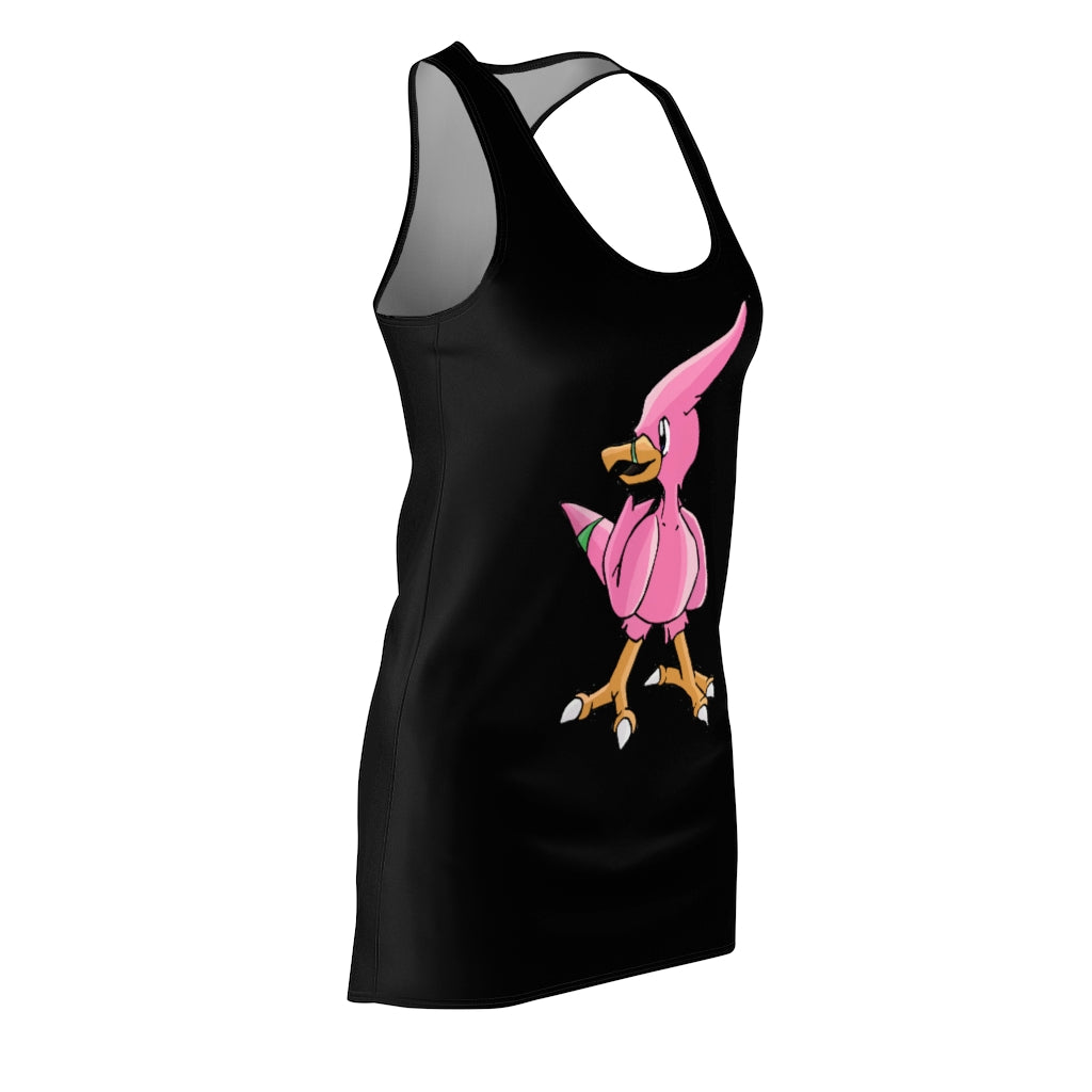 Flaryu Women's Cut & Sew Racerback Dress showcasing a stylish and feminine design with a sporty fit, made from lightweight polyester.