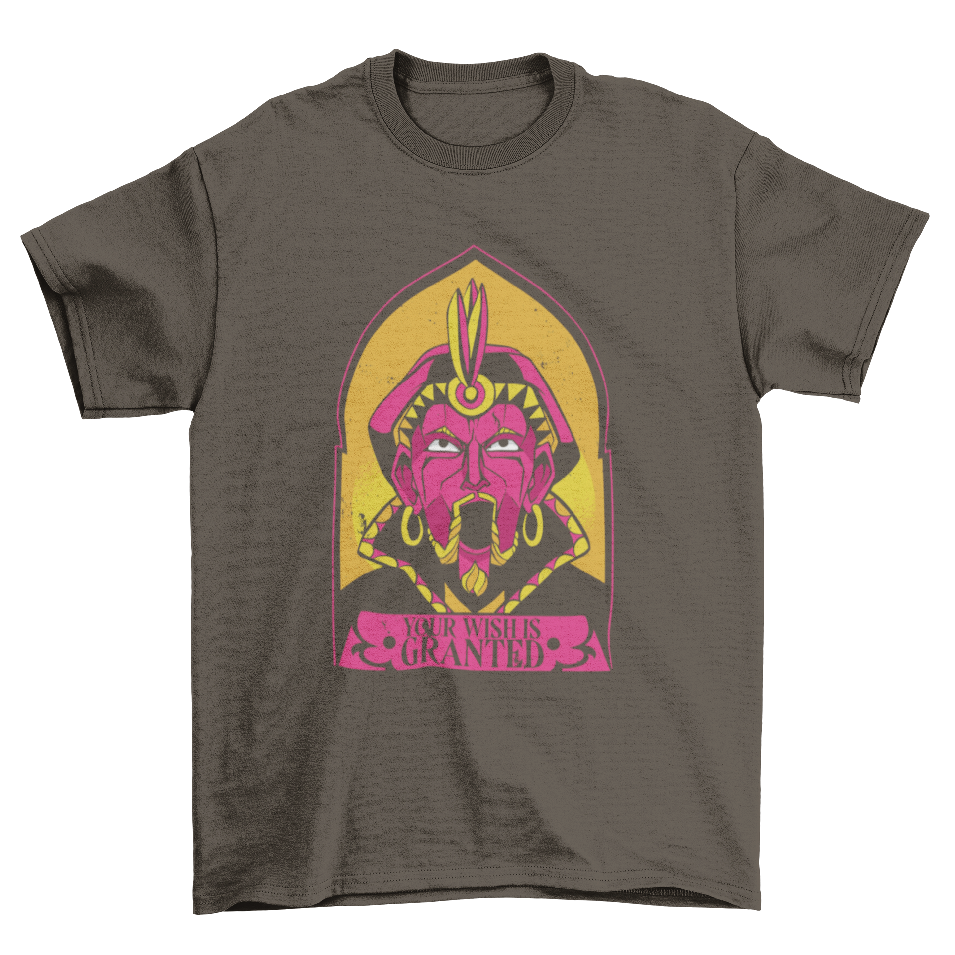 Fortune teller machine t-shirt featuring Zoltar's colorful illustration.