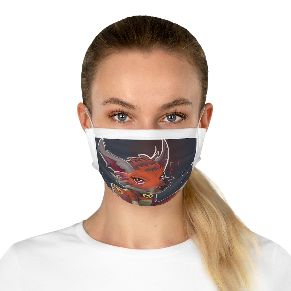 Foxxy Cotton Face Mask featuring colorful motifs and adjustable earloops, made from 100% cotton for comfort and style.