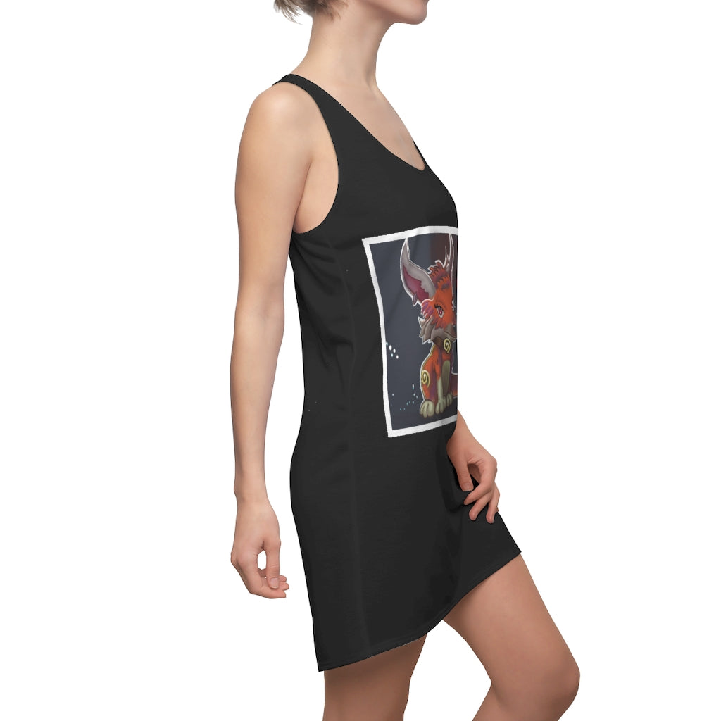 Foxxy Women's Cut & Sew Racerback Dress featuring a stylish design and comfortable fit, perfect for casual and active wear.