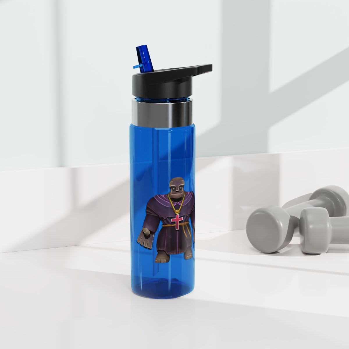 Frair Kensington Tritan™ Sport Bottle in vibrant colors with a carabiner hook, showcasing its 20oz capacity and spill-resistant lid.