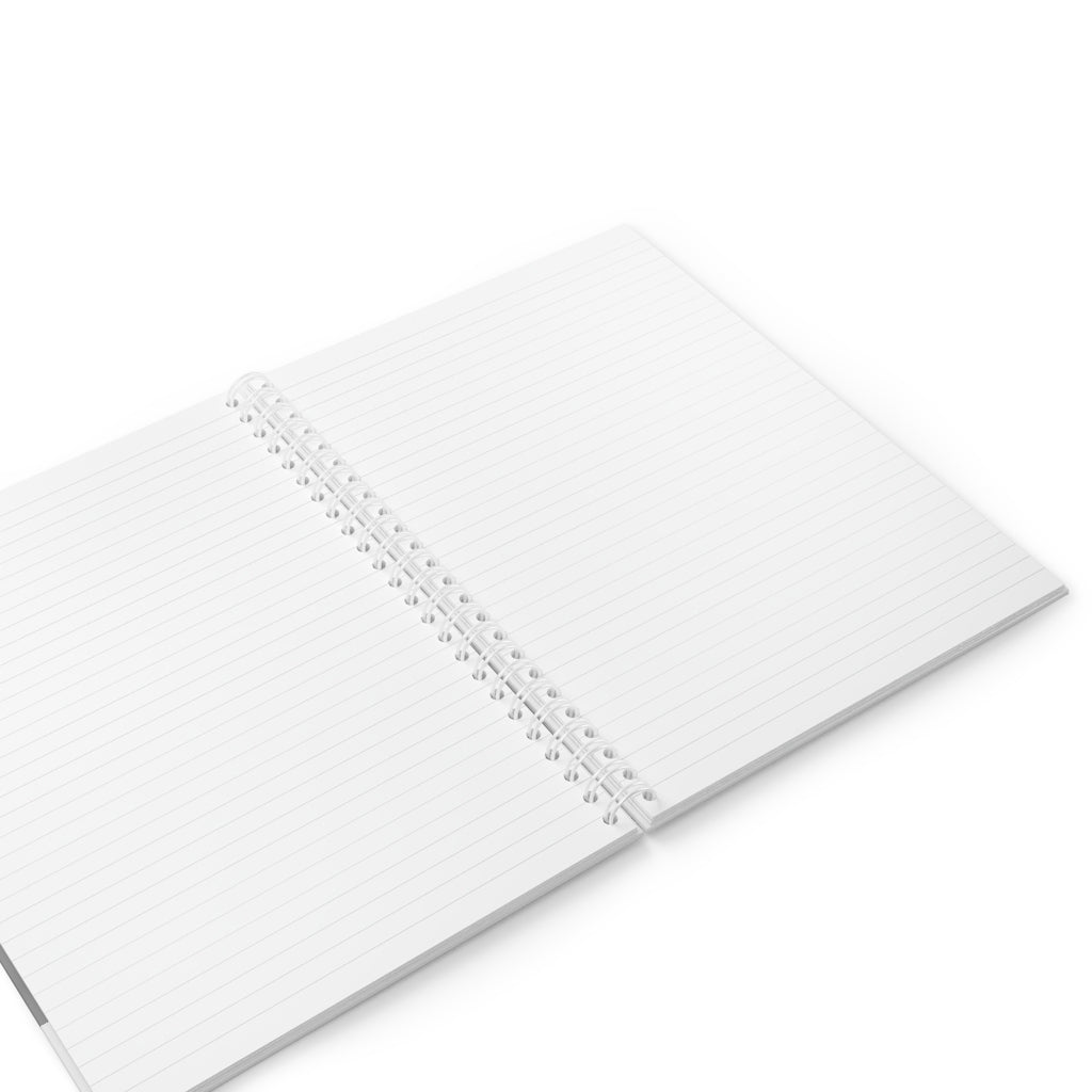 Frog Spiral Notebook with customizable covers and wide-ruled pages, featuring a semi-gloss laminated finish.