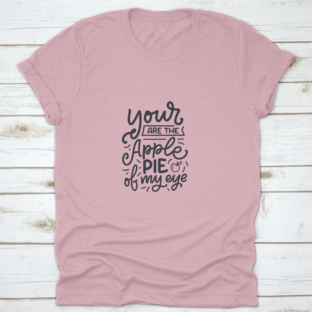 Funny saying print designed for cafes and bakeries, featuring stylish brush calligraphy on a soft cotton fabric.