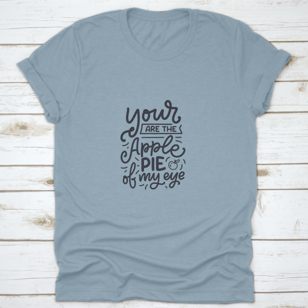 Funny saying print designed for cafes and bakeries, featuring stylish brush calligraphy on a soft cotton fabric.