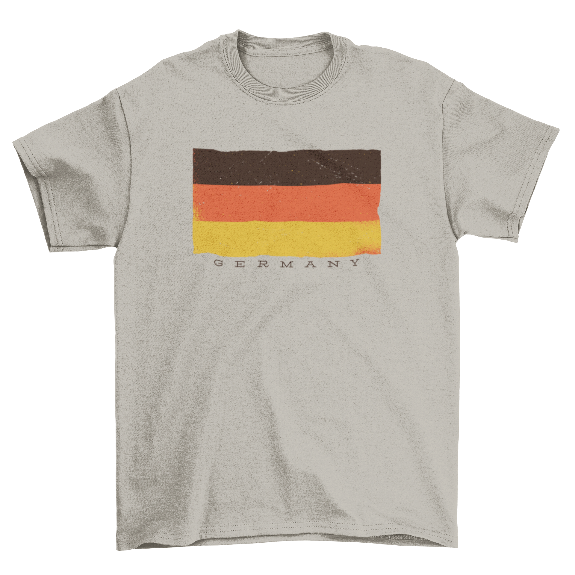 Germany Flag T-shirt featuring the German flag and the word 'GERMANY' below it, designed for comfort and style.