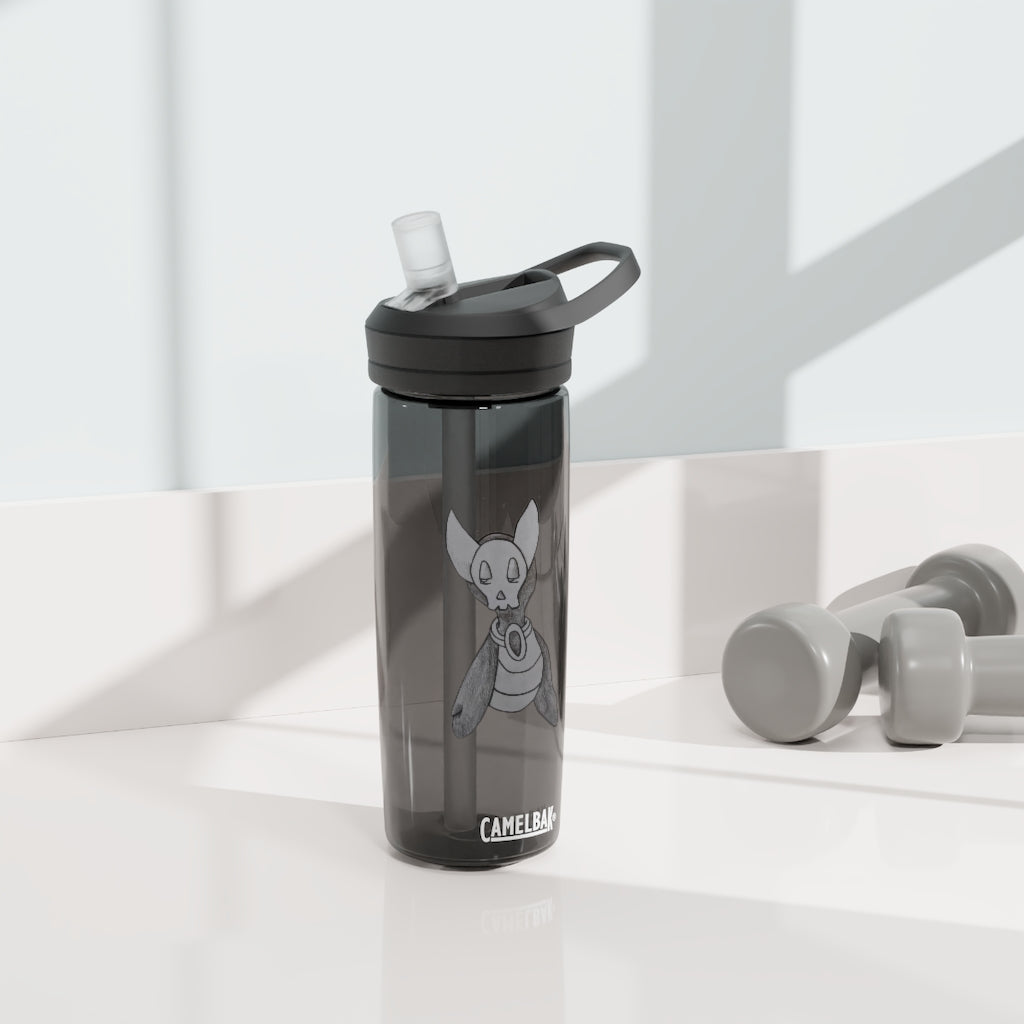 Ghoul CamelBak Eddy® Water Bottle in 20oz and 25oz sizes, showcasing its durable Tritan™ material and spill-proof design.