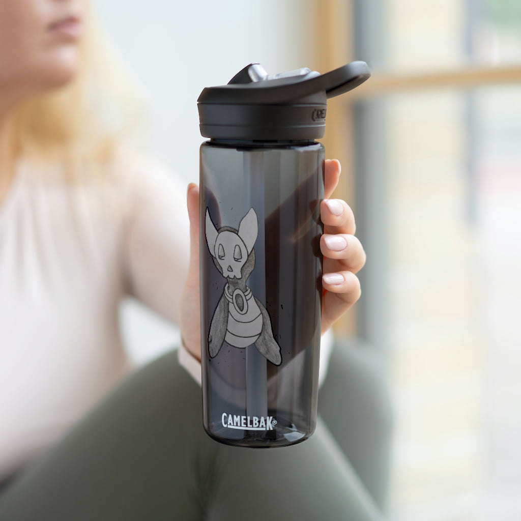 Ghoul CamelBak Eddy® Water Bottle in 20oz and 25oz sizes, showcasing its durable Tritan™ material and spill-proof design.