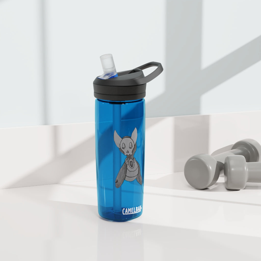 Ghoul CamelBak Eddy® Water Bottle in 20oz and 25oz sizes, showcasing its durable Tritan™ material and spill-proof design.