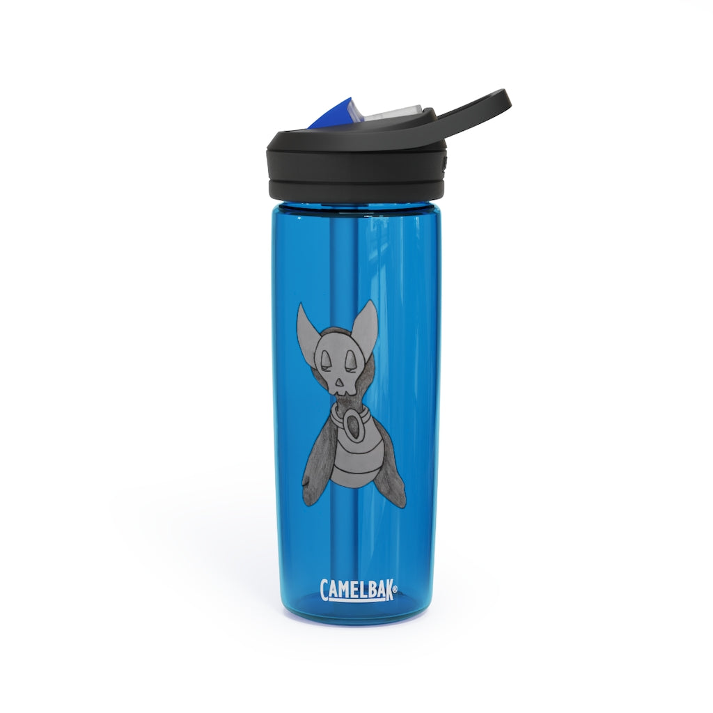 Ghoul CamelBak Eddy® Water Bottle in 20oz and 25oz sizes, showcasing its durable Tritan™ material and spill-proof design.