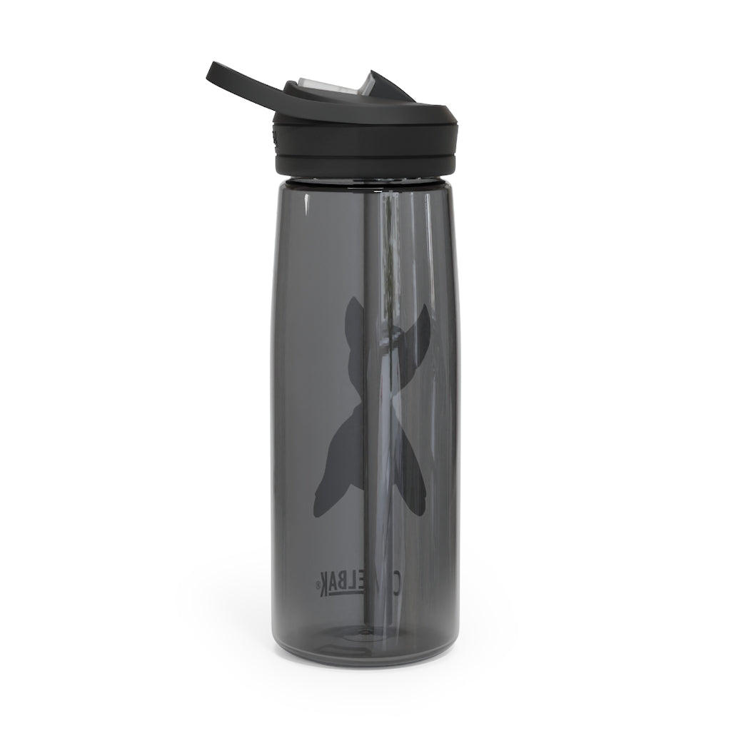 Ghoul CamelBak Eddy® Water Bottle in 20oz and 25oz sizes, showcasing its durable Tritan™ material and spill-proof design.