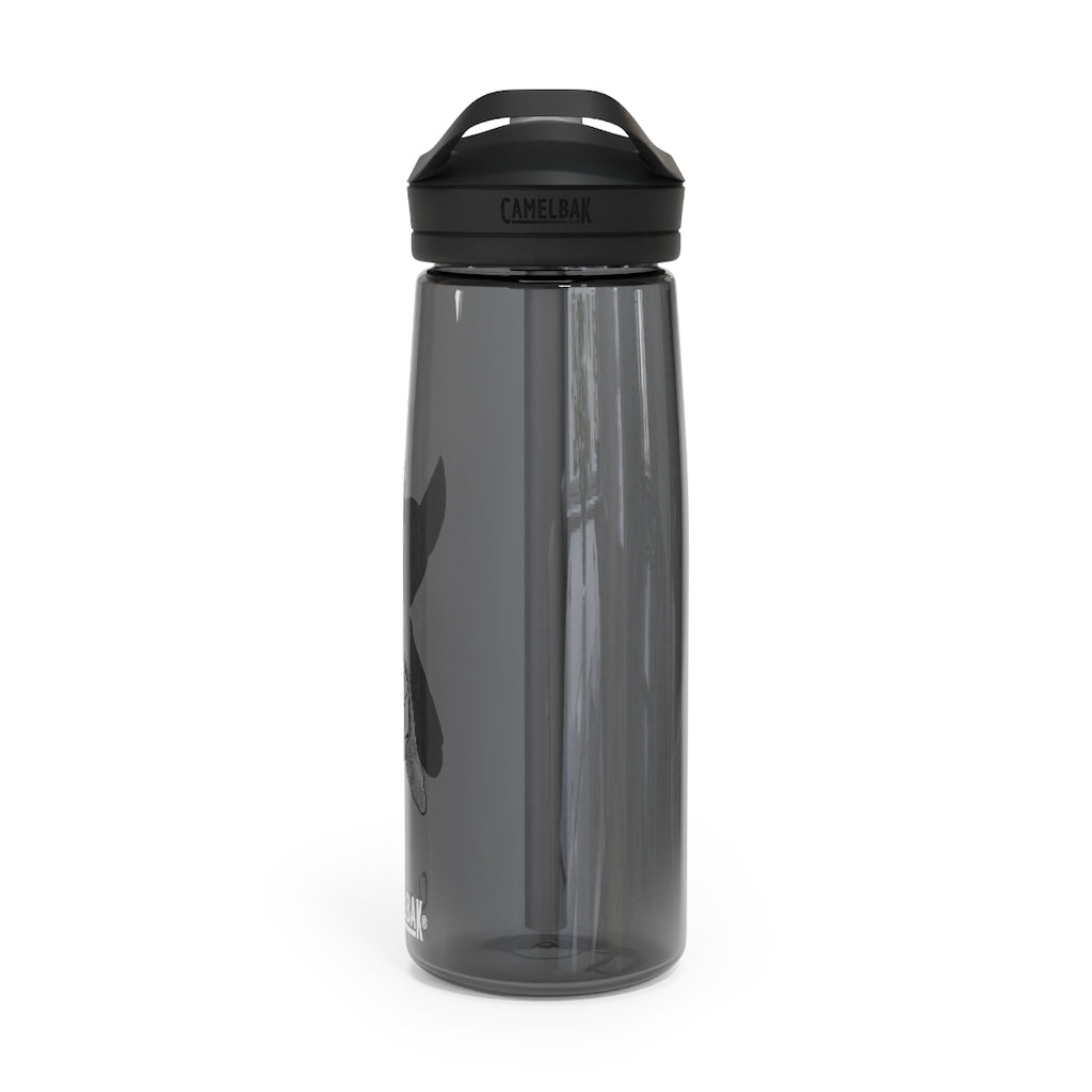 Ghoul CamelBak Eddy® Water Bottle in 20oz and 25oz sizes, showcasing its durable Tritan™ material and spill-proof design.