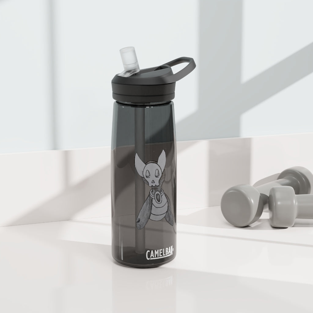 Ghoul CamelBak Eddy® Water Bottle in 20oz and 25oz sizes, showcasing its durable Tritan™ material and spill-proof design.