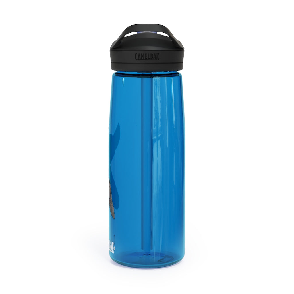 Ghoul CamelBak Eddy® Water Bottle in 20oz and 25oz sizes, showcasing its durable Tritan™ material and spill-proof design.