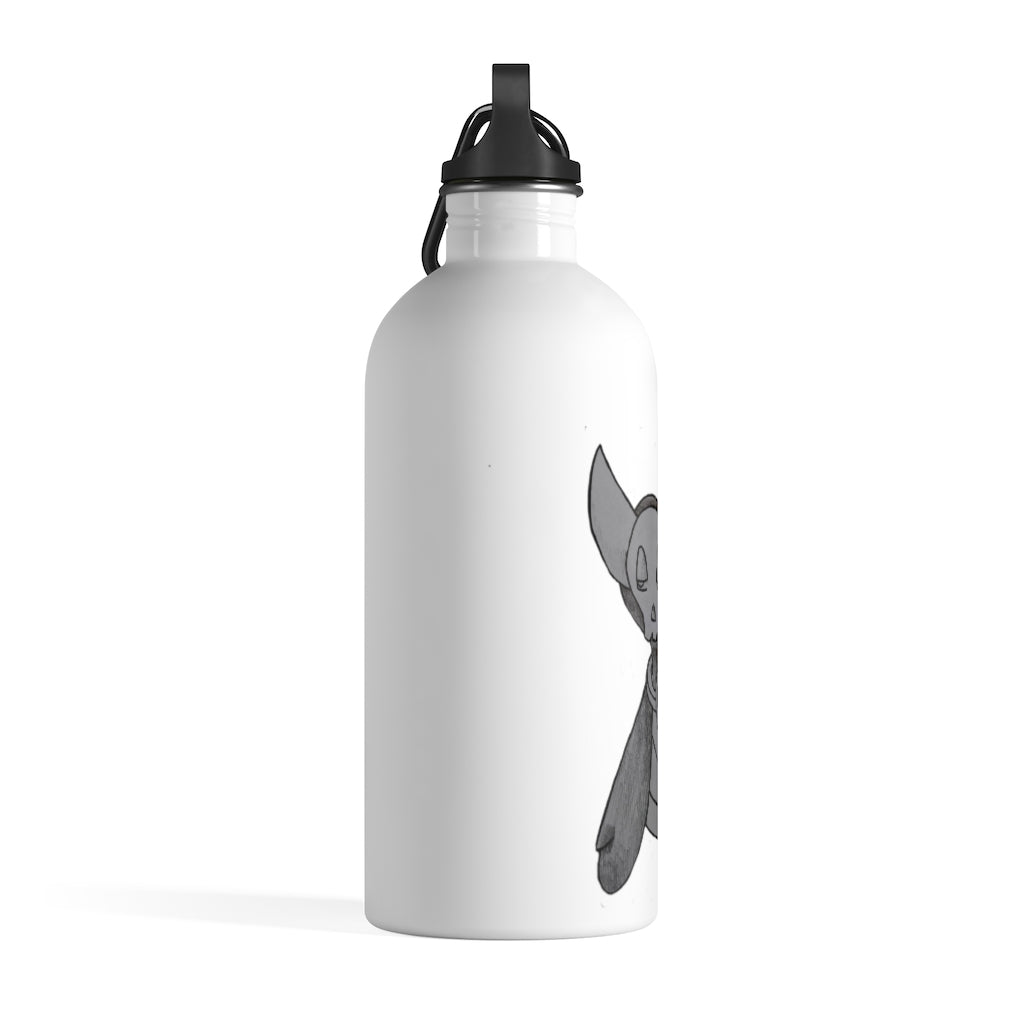 Ghoul Stainless Steel Water Bottle with a stylish design and plastic screw top, perfect for hydration on the go.